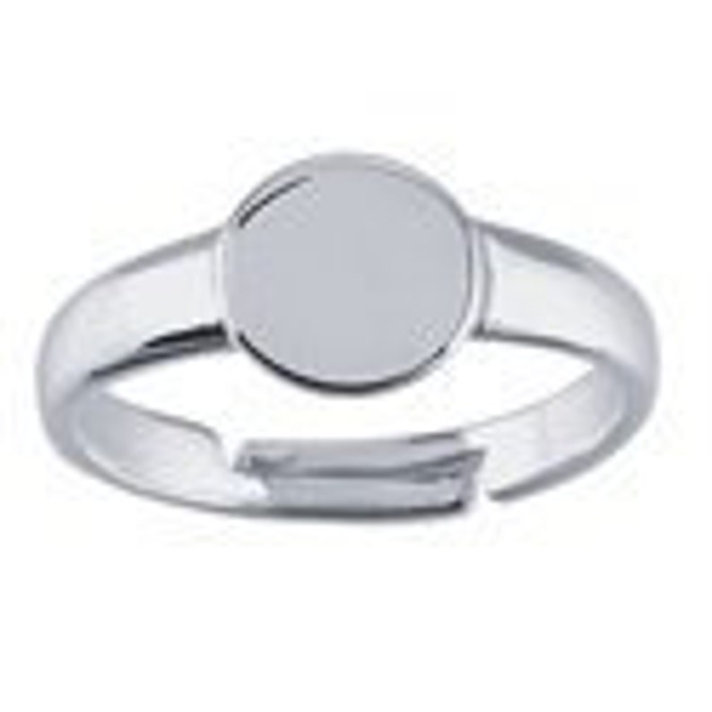 Cross Adjustable Ring in 925 Sterling Silver