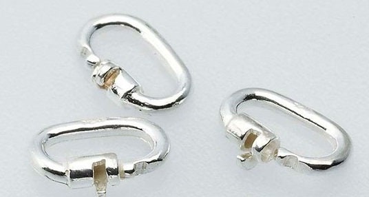 6mm 10 Piece Sterling Silver Jumplock Jump Ring Jewelry Making