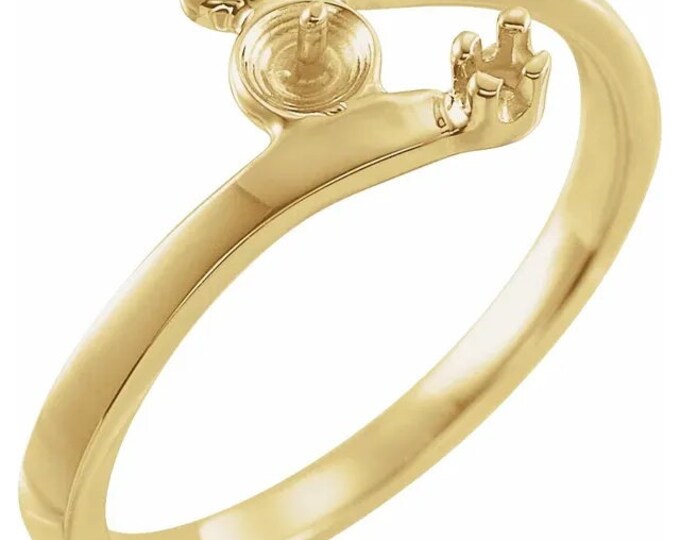 Pearl ring mountings deals