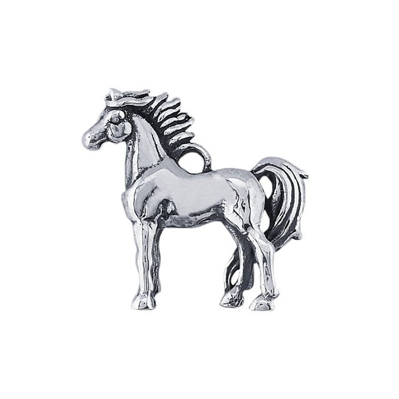 Sterling Silver Horse Charm Etsy