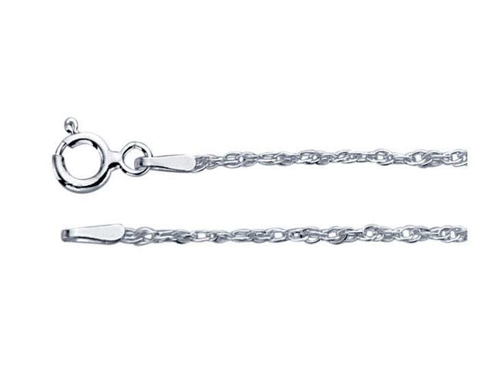 Sterling Silver 1.3mm Double-Rope Chain, choose your size