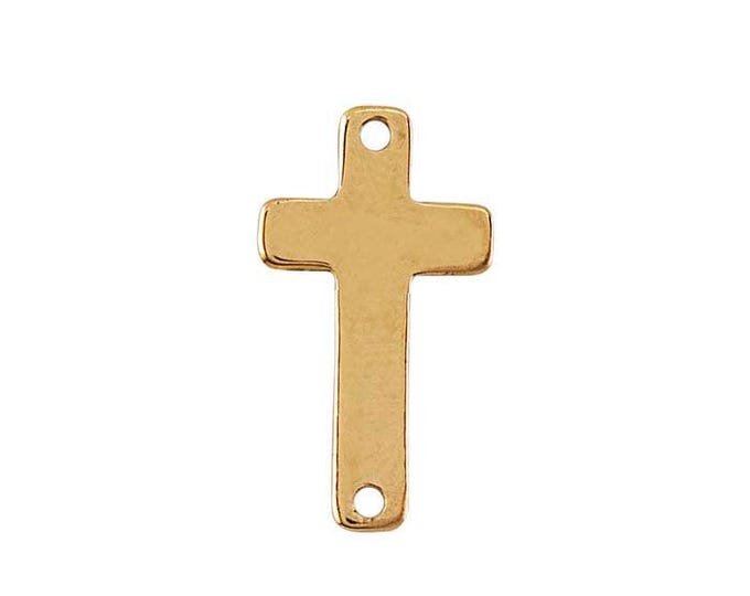 14/20 Yellow Gold-Filled Cross Link Component