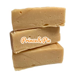 PEANUT BUTTER Fudge - Made with REAL Peanut Butter - 6oz Creamy & Delicious Handcrafted Fudge (Over 1/3 lb) - Smooth + Creamy + Gift Ready