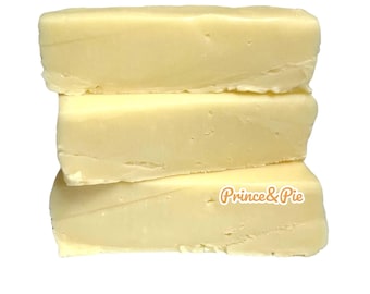 SWEET CREAM FUDGE | Select 6oz - 8oz (1/2 lb) - 10oz | Prince&Pie Gourmet Dessert | Giftable ~ Made to Order Fresh | White Chocolate Base
