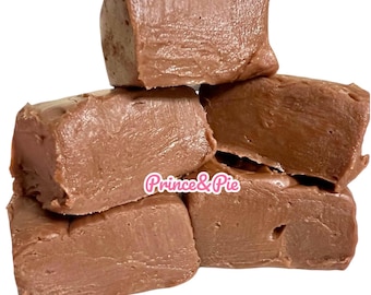 MILK CHOCOLATE FUDGE ~ 6oz - 8oz (1/2 lb) - 10oz  ~ Smooth + Delicious Handcrafted Fudge ~ Made to Order - Giftable - Prince&Pie