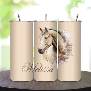 Gift with horse picture 20oz  Tumbler, Personalized gift, Birthday gift, Gift for friend