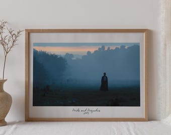Pride and Prejudice Canvas Art - Mr. Darcy Cottagecore Decor