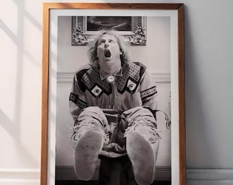 Funny His and Hers Bathroom Canvas Art: Movie Poster Prints