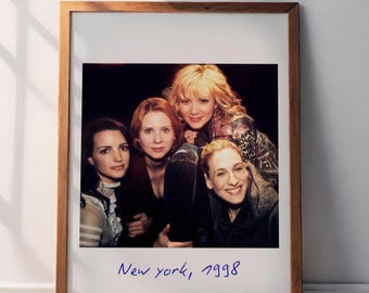 SATC Vintage Girls Poster 90s TV Show Wall Art