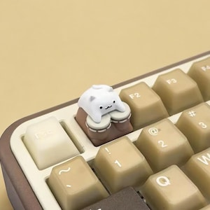 Cat Tastenkappe - Artisan Resin Tastenkappe für Mechanische Tastatur - Kundenspezifische Cherry MX Tastenkappe