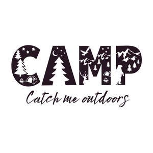 CAMP digitale stickerset van 3 inch
