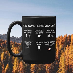 Father’s Day Gift from Son or Daughter Sentimental Gift for Dad Birthday Mug for Father Gift from Kids to Dad Present Father's Day Mug