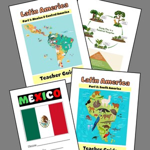 Latin America Culture/Geography & Biome Study (Literature Based - 78 Lessons)