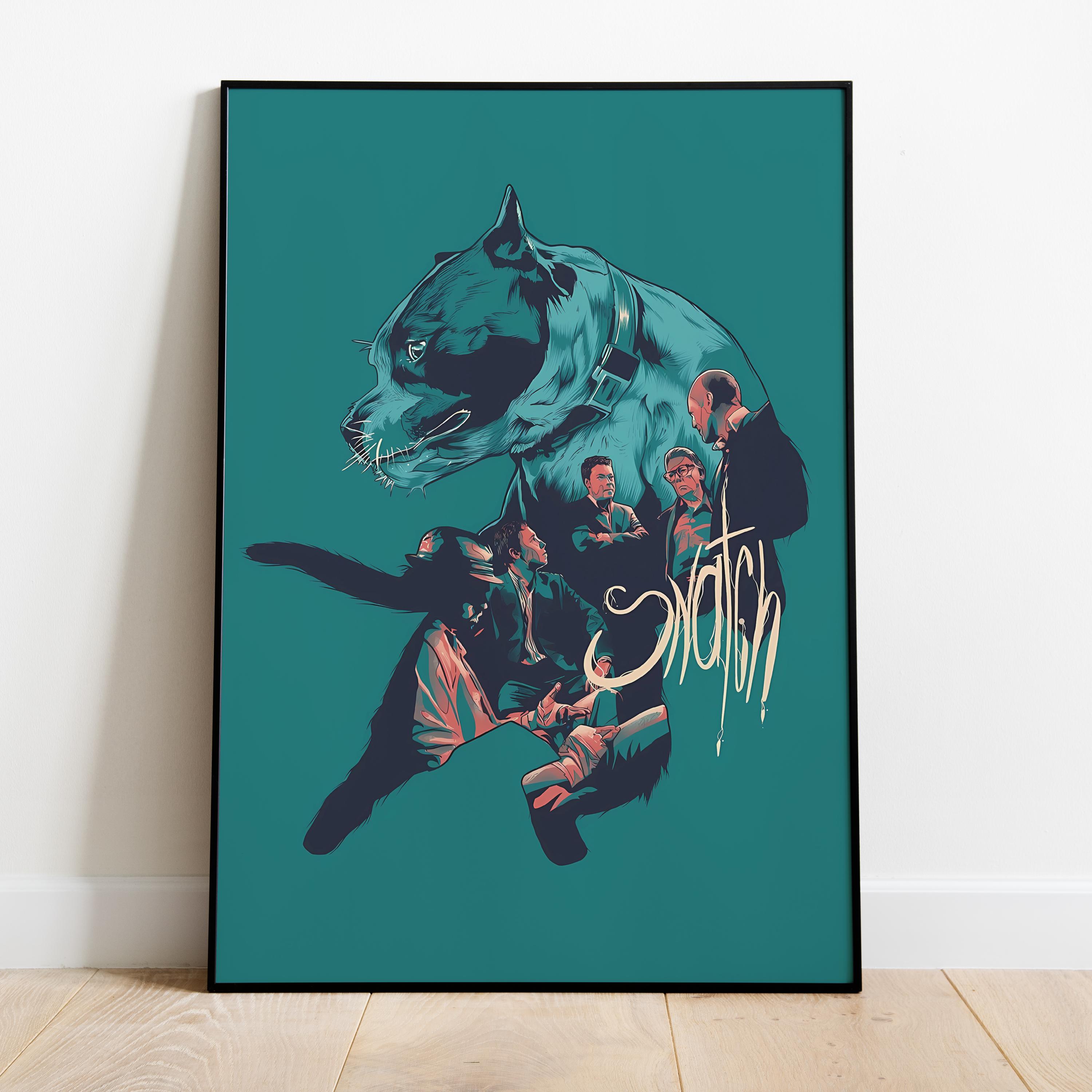 Snatch Border Snatch Poster, Frameless Wall Art & Print, Home Decor, Movie Poster ...