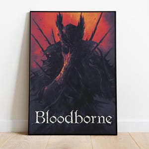 Bloodborne Poster, Frameless Wall Art & Print, Home Decor, Game Poster Gift