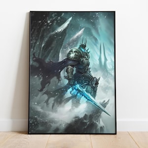 World of Warcraft Poster, Frameless Wall Art & Print, WoW Poster, Game Poster Gift
