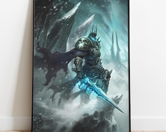 World of Warcraft Poster, Frameless Wall Art & Print, WoW Poster, Game Poster Gift
