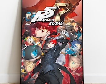 ペルソナ5ポスター、フレームレスウォールアート＆プリント、P5Rアート