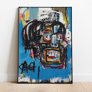 Poster Jean-Michel Basquiat, impression d'art mural sans cadre, décoration d'intérieur, cadeau affiche d'art