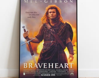 ブレイブハート 1995 オリジナル映画ポスター - Etsy 日本