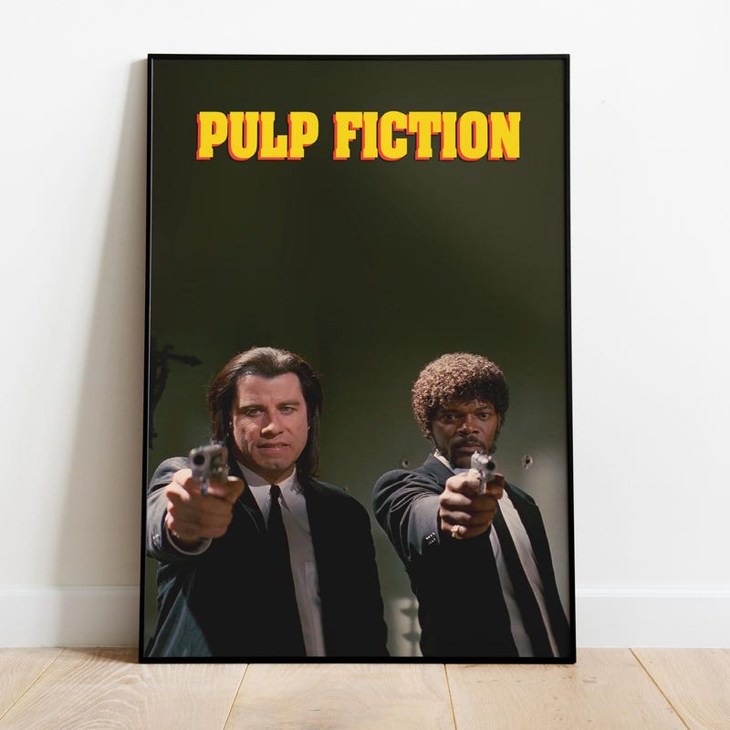 Pulp Fiction Poster - Etsy