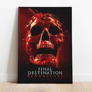 Final Destination Poster, Frameless Wall Art & Print, Final Destination: Bloodlines, Horror Movie Poster Gift