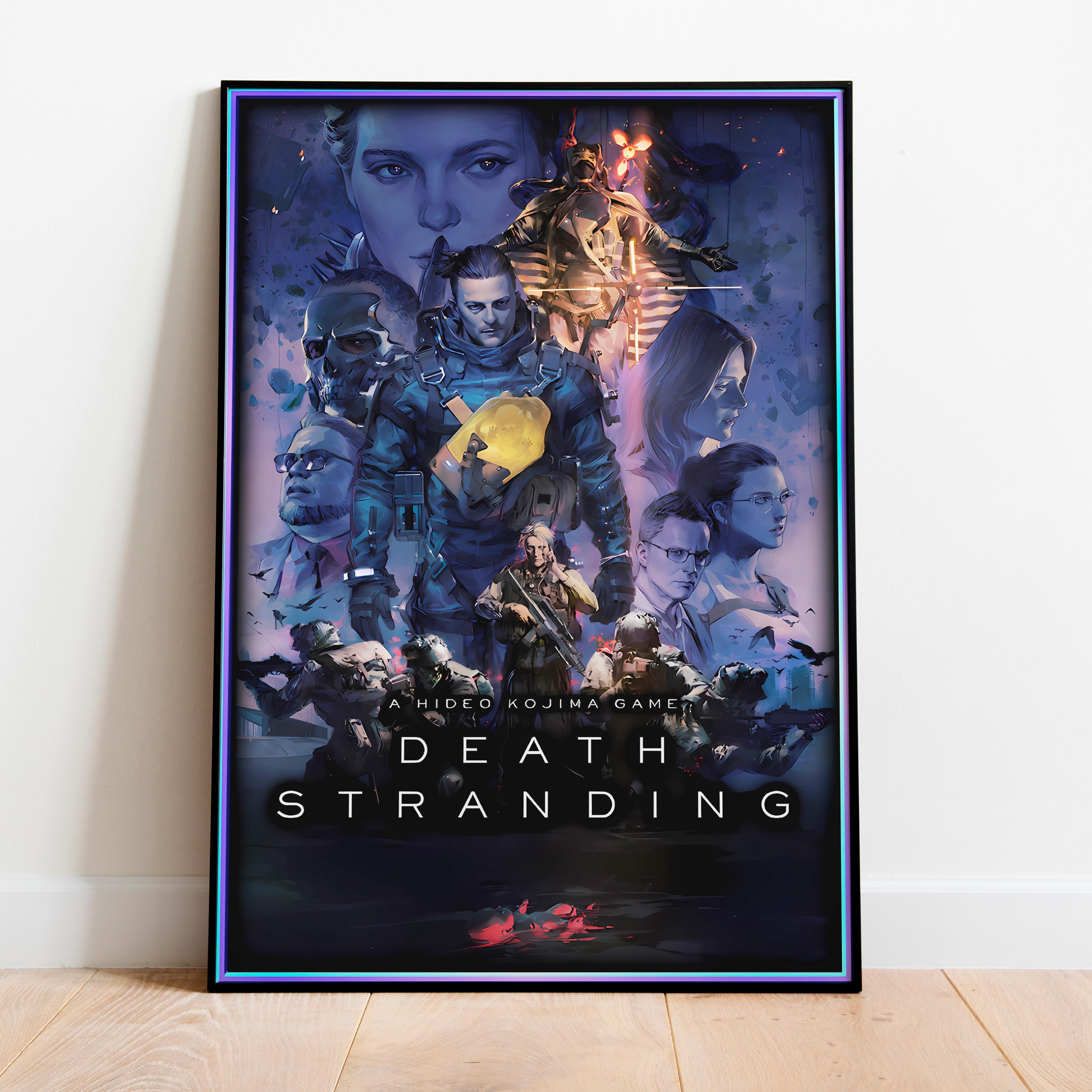 DEATH STRANDING 非売品　販促用ポスター Death Stranding Poster, Frameless Wall Art & Print, BB Pod, Game
