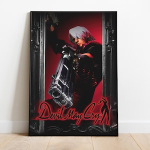 Devil May Cry Poster, Frameless Wall Art & Print, DMC Dante Vergil Nero, Gaming Poster Gift