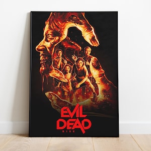 Evil Dead Rise Poster, Frameless Wall Art & Print, Horror Film Art, Horror Movie Poster Gift