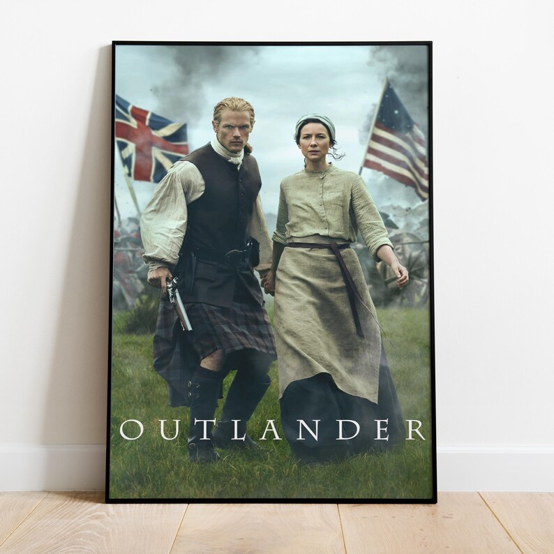 Outlander Bottom Outlander Poster, Frameless Wall Art & Print, Home Decor, TV Show ...