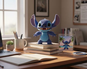 STL inspiré des points | Modèle 3D de dessin animé mignon | Fichier d'impression 3D | Figurine de bureau | Fichier impression 3D Fan Art