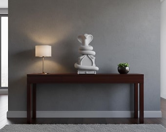 Snake Sculpture Modern Decor