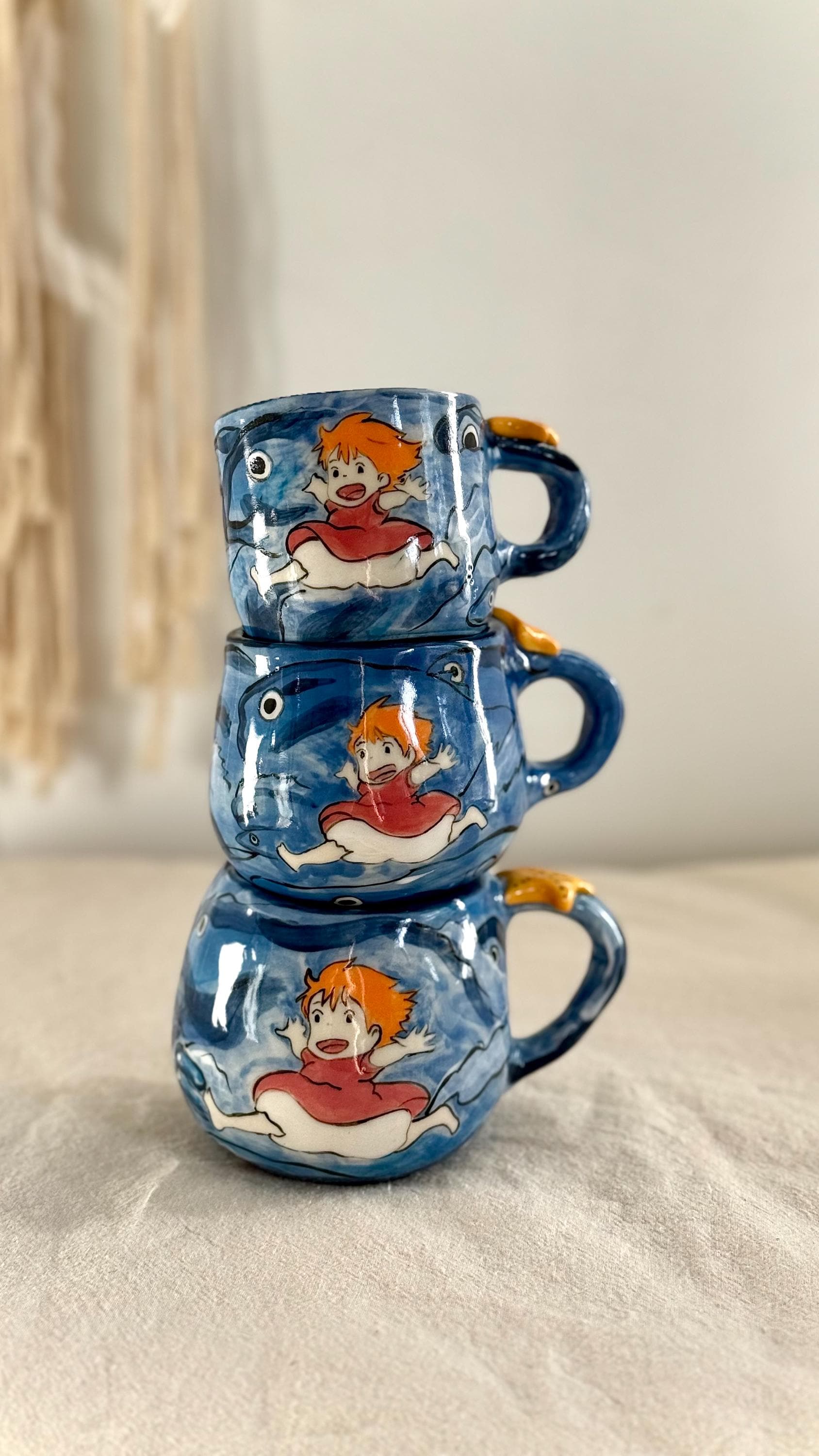 Ponyo mug - Etsy 日本