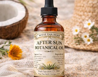 After Sun Botanical Oil | Lightweight Skin Oil with Calendula and Chamomile