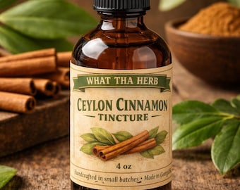 Ceylon Cinnamon Tincture | Alcohol-Based Herbal Extract | Botanical Drops