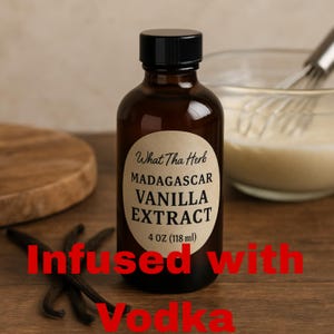 Madagascar Vanilla Extract: Small Batch, Real Vanilla Bean, 40% Alcohol