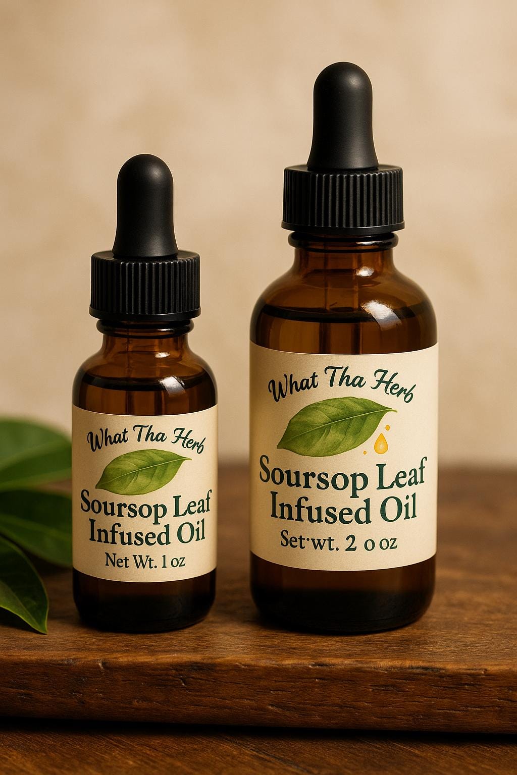 Soursop Leaf‑Infused Oil Mix