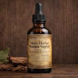 Suplemento herbal para la resistencia masculina / 2 oz y 4 oz / Extracto botánico tradicional