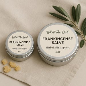 Baume à l'encens | Soutien de la peau à base de plantes | Boîtes de 2 oz et 4 oz