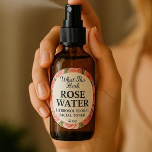 Rose Water Facial Toner: Hydrating pH Balance Mist