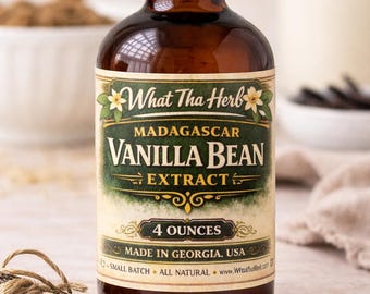 Madagascar Vanilla Bean Extract, Pure Vanilla, 4 oz