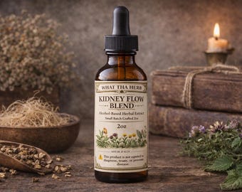 Kidney Flow Mischung Kräutertinktur | Blumen Tropfen | Tägliche Kräuter-Routine