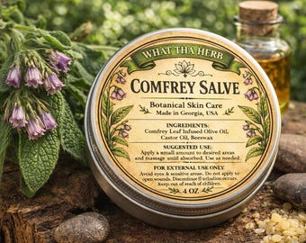 Beinwellsalbe - Kräuterheilbalsam | Natürliche Hautpflege-Salbe