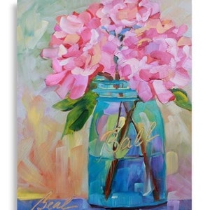 Original from Sold Artwork Peonys Museum-Quality Art Print