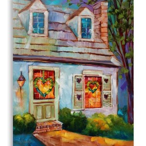 Original Dreamy Cottage Artwork Print - Vibrant Inkjet Printing