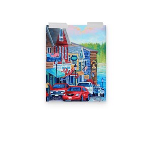Bar Harbor oil painting print