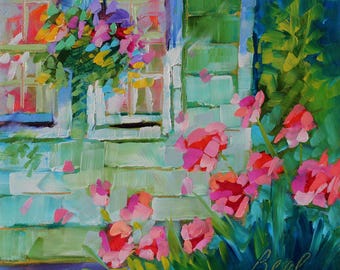 Artist Soul Petite Oil Painting by Impressionist Rebeccambeal