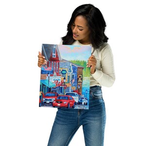 Bar Habor Oil Painting Print - Vibrant Inkjet Printing