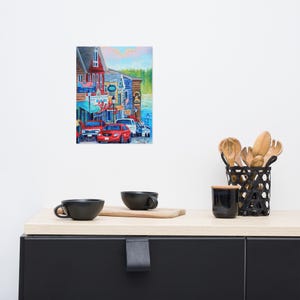 Bar Habor Oil Painting Print - Vibrant Inkjet Printing