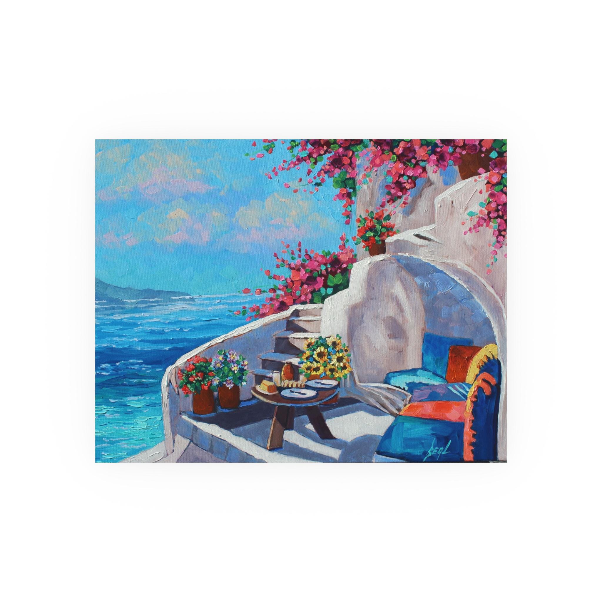 Coastal Art Print Mediterranean Ocean Wall Decor - Etsy